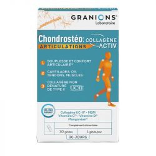 Chondrosteo+ Collagène Activ Articulations 30 Gélules 