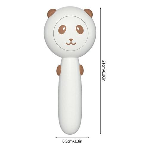 Brosse De Toilettage 3 En 1 Pour Chat, Accessoire De Toilettage, Anti-Perte De Panda, Design En Un Clic