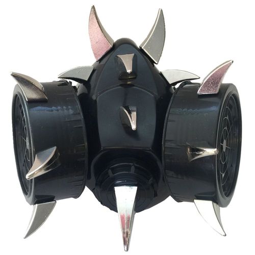 Envoie De France Masque Noir Bronze Usage Déguisement Cosplay Style Gothique Cyber Gaz Punk Steampunk Pics Pour Soirée Convention Adulte Adolescent Mixte Bonne Fixation Confortable Solide