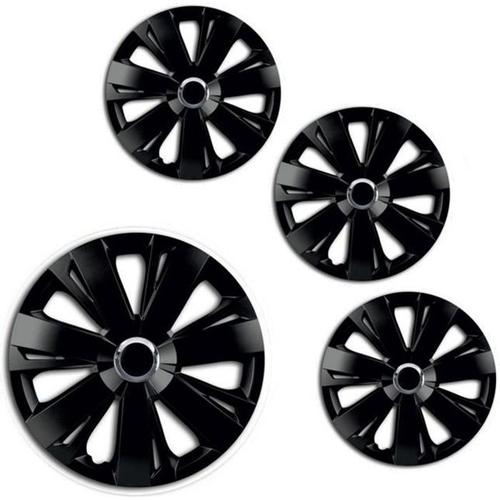 | Enjoliveur Enjoliveurs 16" 16 Pouces Noir Neuf Energy Rc Lot De 4 Piéce