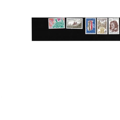 Timbres France 1977 Neufs ** Yt Lot 1 Des N° 1926 - 1935 - 1955 - 1957 - 1961