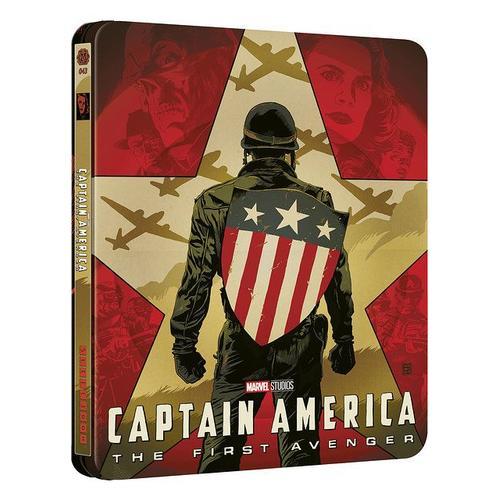 Captain America : The First Avenger - Mondo Steelbook - 4k Ultra Hd + Blu-Ray
