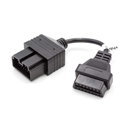 Vhbw Obd2 - Câble Adaptateur 20pin À 16pin Pour Appareil De Diagnostic Obd Adapté Aux Anciens Modèles Kia - Avec Connecteur 20pin