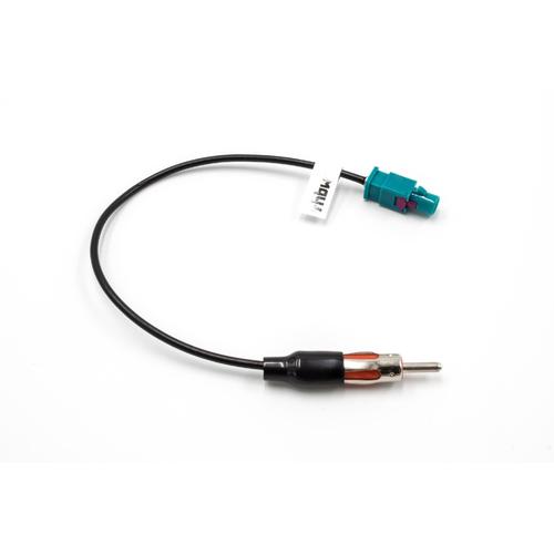 Vhbw Adaptateur D'antenne Fakra Plug To Din Plug Compatible Avec Audi, Bmw, Citroen, Dacia, Fiat, Mercedes, Opel, Peugeot, Renault, Saab, Seat, Skoda