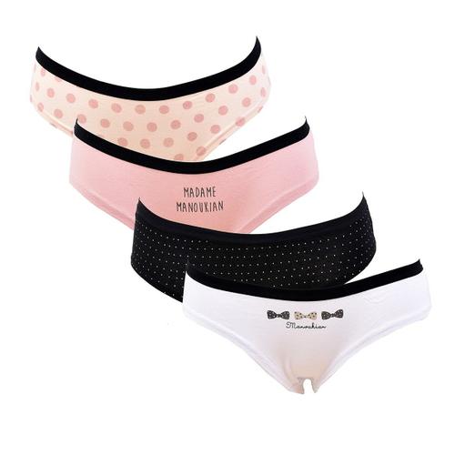 Culottes Femme Manoukian Underwear Confort Qualité Supérieure Pack De 4 Mme Manoukian