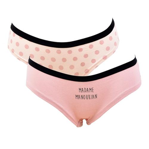 Culottes Femme Manoukian Underwear Confort Qualité Supérieure Pack De 2 Mme Manoukian Rose