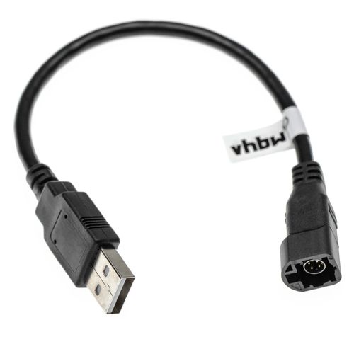 Vhbw Adaptateur Pour Autoradio Compatible Avec Vw Golf 7 (2012+), Golf Plus (2005+) Autos, Véhicules - 4 Broches Avec Prise Usb