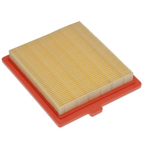 vhbw Filtre de rechange (1x filtre à air) compatible avec Castelgarden/GGP/STIGA SV150, SV150M tondeuse à gazon - 12,2 x 10,8 x 2cm, orange / jaune