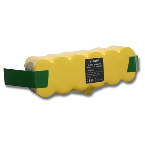vhbw Batterie robots nettoyage domestique (3000mAh, 14,4V, NiMH) compatible avec Klarstein Cleanmate, Robotic U290