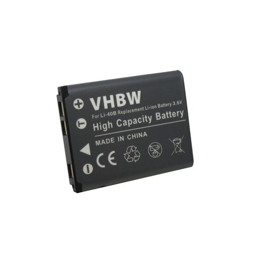 vhbw Batterie compatible avec Fuji / Fujifilm FinePix JX280, Z800 EXR, Z800EXR appareil photo numérique DSLR (500mAh, 3,6V, Li-Ion)