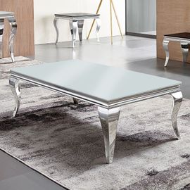 Table Basse Baroque Ema - Blanc