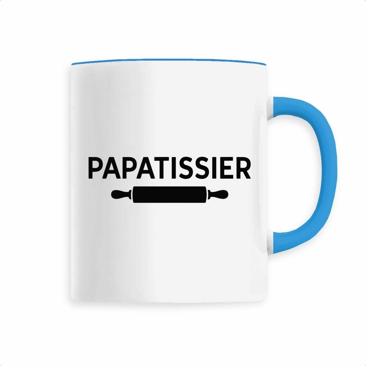 Mug "Papatissier" - Confectionné En France - Tasse Originale En Céramique - Cadeau Cuisine Papa Original Rigolo