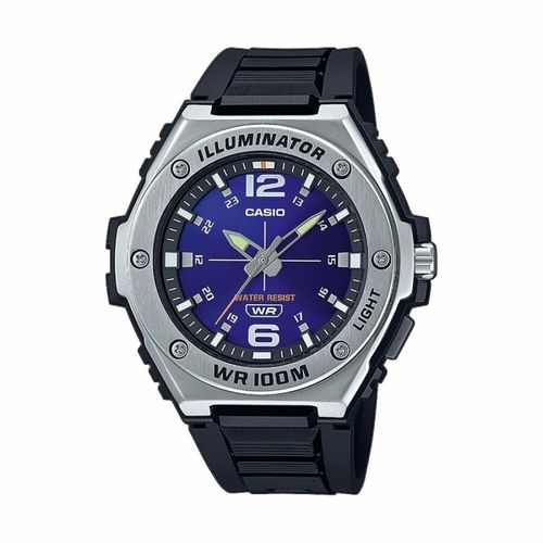 Casio Montre Noir Analogique Hommes Casio Collection Mwa-100h-2avef