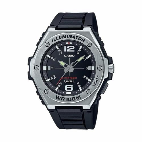 Casio Montre Noir Analogique Hommes Casio Collection Mwa-100h-1avef