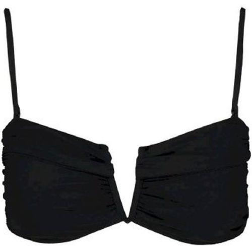 Solid Bandeau - Haut De Bikini Femme Black De 36 - De 36