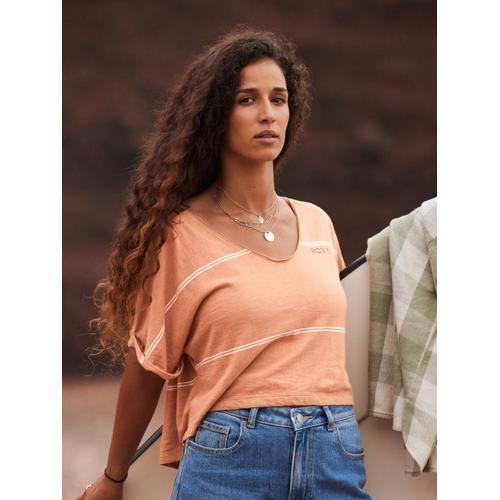 Marrakech Sun - T-Shirt À Manches Courtes Pour Femme - Marron -