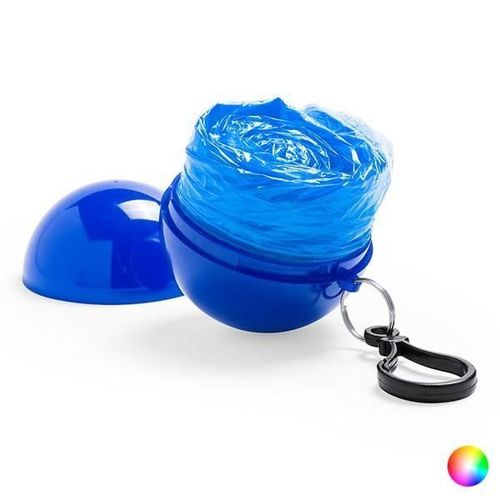 Porte-clés boule colorée avec poncho - Pancho de voyage Couleur - Rouge