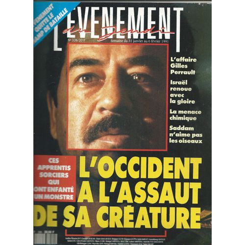 L'événement Du Jeudi 06/02/1991, Paricia Kass, Sophie Marceau, Isabelle Huppert, Woody Allen N°326