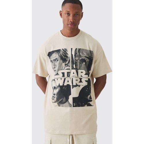 Oversized Star Wars License T-Shirt Homme - Ecru - S, Ecru