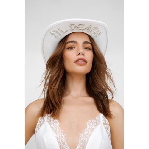 Til Death Do Us Part Western Hat - Blanc - One Size