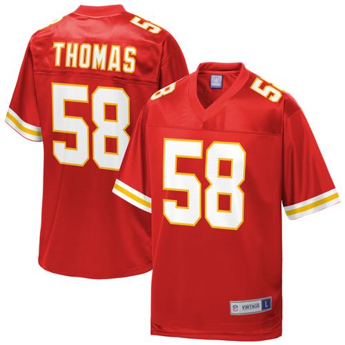 Maillot Réplique De Joueur Retraité Nfl Pro Line Derrick Thomas Des Kansas City Chiefs Pour Hommes, Rouge