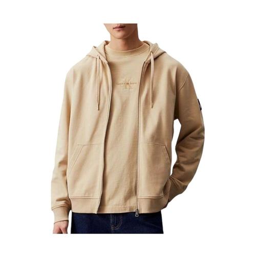 Calvin Klein - Sweatshirts & Hoodies > Zip-Throughs - Beige