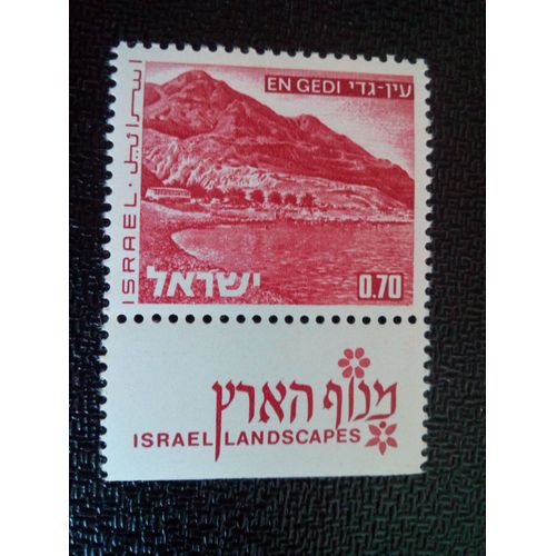 Timbre Israel Yt 467 Paysages D'israël Ein Gedi 1972 ( 0041004 1 )