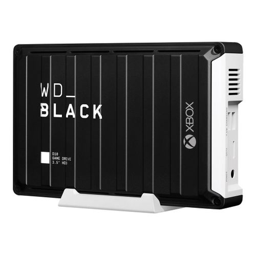 WD_BLACK D10 Game Drive for Xbox One WDBA5E0120HBK - Disque dur - 12 To - externe (portable) - USB 3.2 Gen 1 - 7200 tours/min - noir