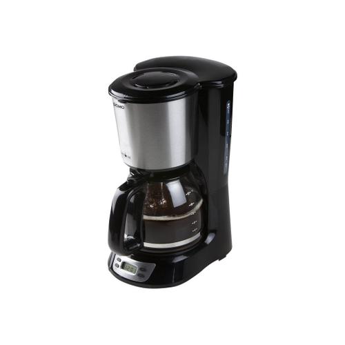 DOMO DO708K - Cafetière - 12 tasses - noir/inox