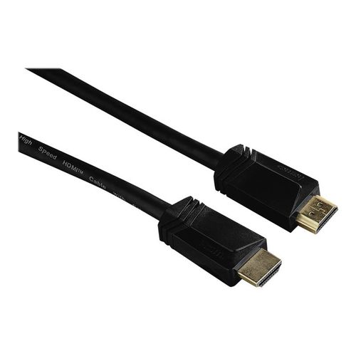 Hama High Speed - Câble HDMI avec Ethernet - HDMI mâle pour HDMI mâle - 3 m - blindé - noir