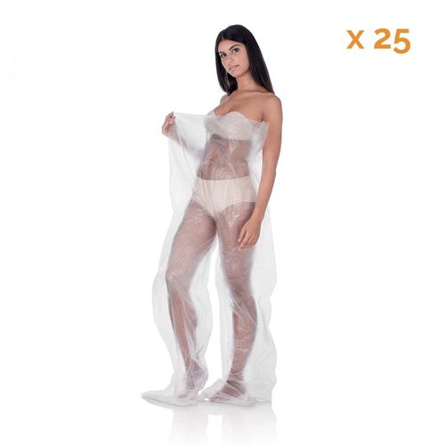 Vivezen ® Lot De 25 Pantalons De Pressothérapie Jetables - Transparent