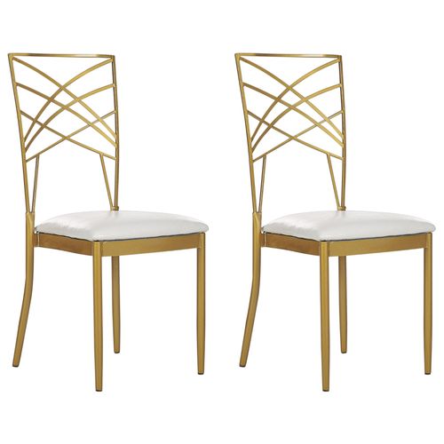 Chaise De Réception Set De 2 Doré Girard
