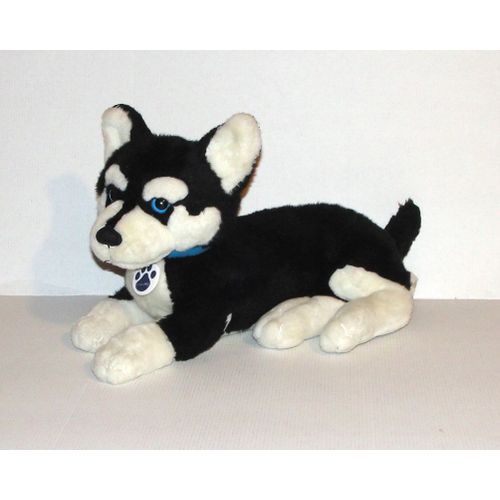 Chien Husky Nintendogs Peluche Interactive Tomy Chien De Traineau De Siberie Nintendo 35 Cm