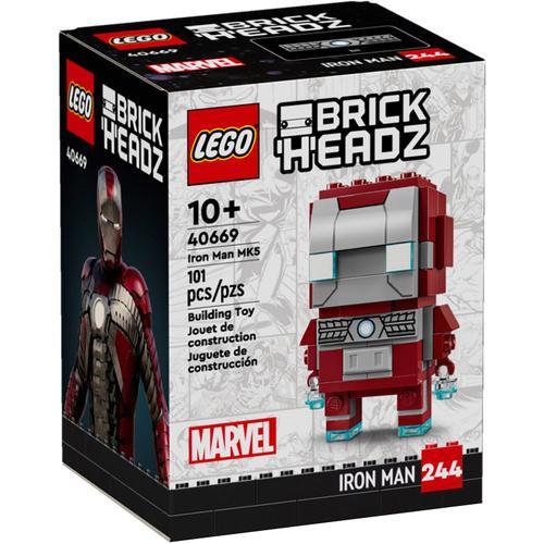 Lego Brickheadz - Figurine D'iron Man Mk5 - 40669