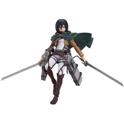 Figma Attack On Titan Non Scale Pre-Painted Pvc Figure: Mikasa Ackerman [Import Japonais]