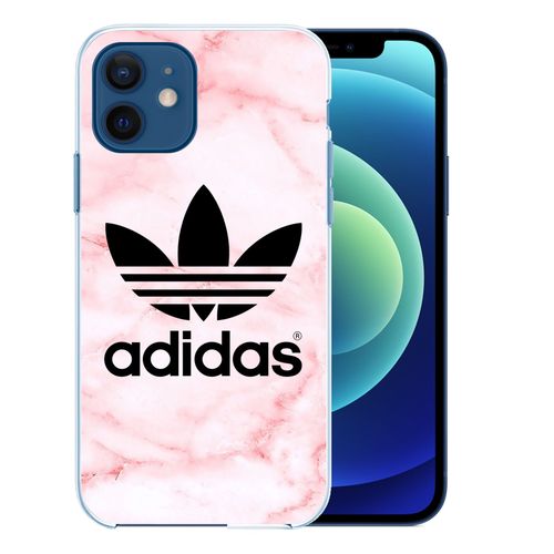 Coque Pour Iphone 12 - Adidas Marble Pink
