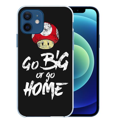 Coque Pour Iphone 12 - Go Big Or Go Home Musculation