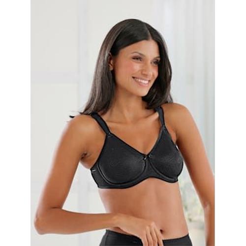 Soutien-Gorge Minimiseur Avec Armatures Bon. C, D, E, F, G - - Noir