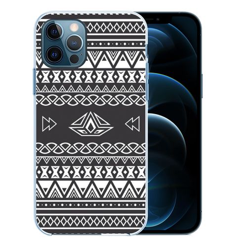 Coque Pour Iphone 12 Pro - Azteque Gris