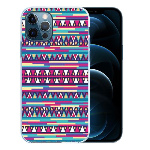 Coque Pour Iphone 12 Pro - Azteque Rose