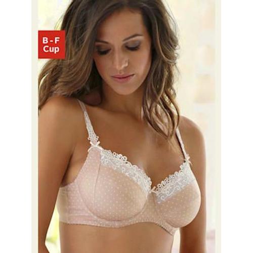 Soutien-Gorge À Armatures Coupe Parfaite Pour Un Maintien Confortable, Même Dans Les Grandes Tailles - - Couleur Poudre