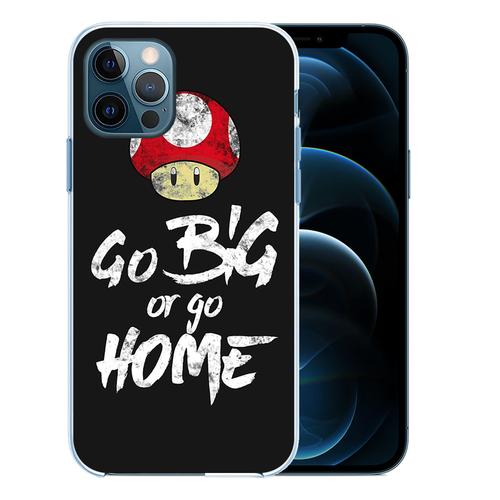 Coque Pour Iphone 12 Pro - Go Big Or Go Home Musculation