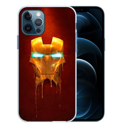 Coque Pour Iphone 12 Pro - Iron Man Gold