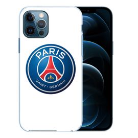 Coque Pour Iphone 12 Pro - Logo Psg Fond Blanc