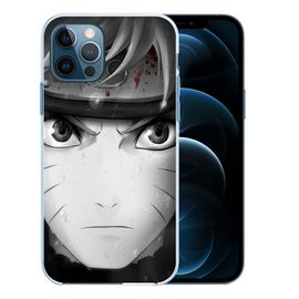 Coque Pour Iphone 12 Pro - Naruto Noir Et Blanc