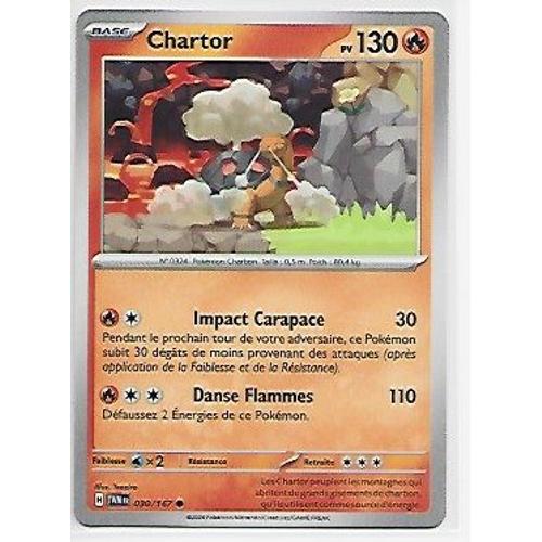 Carte Pokémon Chartor 030/167 Écarlate Et Violet