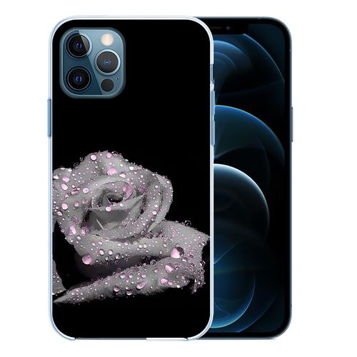 Coque Pour Iphone 12 Pro - Rose Gouttes