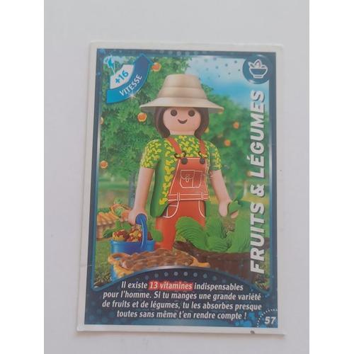 Carte Carrefour Playmobil 2021 Le Monde Du Sport Fruits & Légumes 57