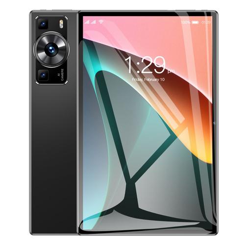 2024 dernière tablette Android p60pro, mémoire de fonctionnement 6gb + 128gb, écran HD extra large 10.1 pouces, noir