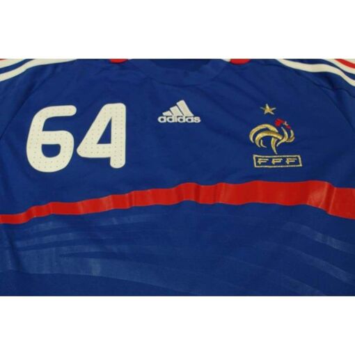 Maillot de football rétro domicile Equipe de France N°64 KEN